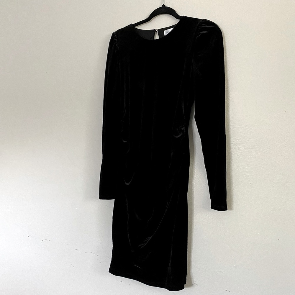 Black Velvet Motherhood Maternity Dress